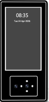 SID TM51-XP — Wall Mount Palm Time Attendance with Access Control